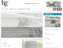 Tablet Screenshot of homeandgarden.nl